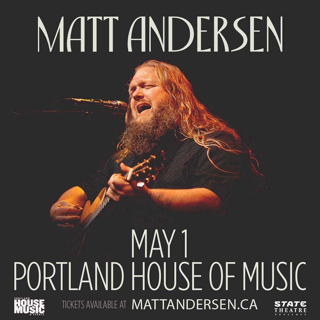 Matt Andersen at Centre in the Square Ontario