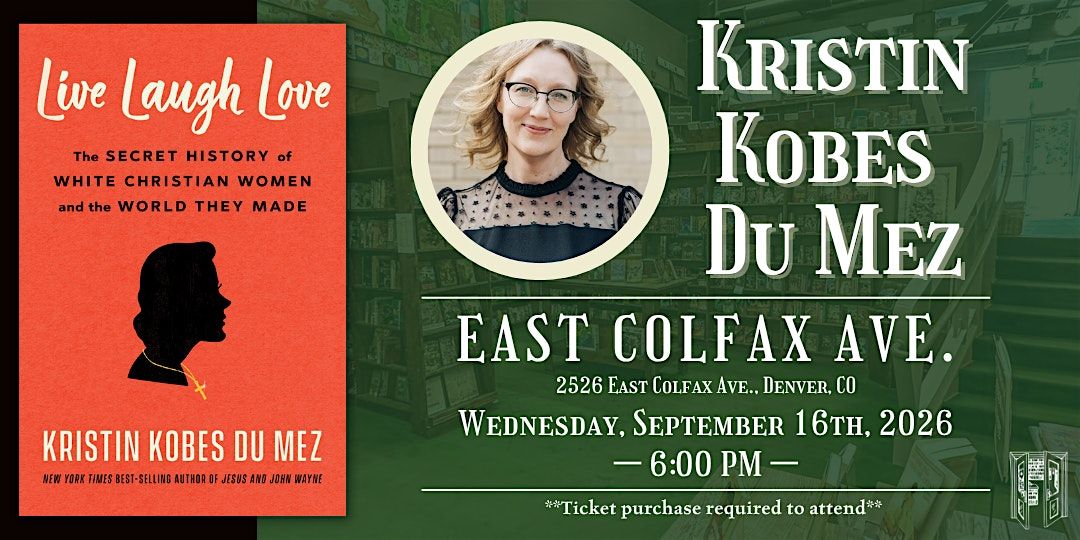 Kristin Kobes Du Mez Live at Tattered Cover Colfax