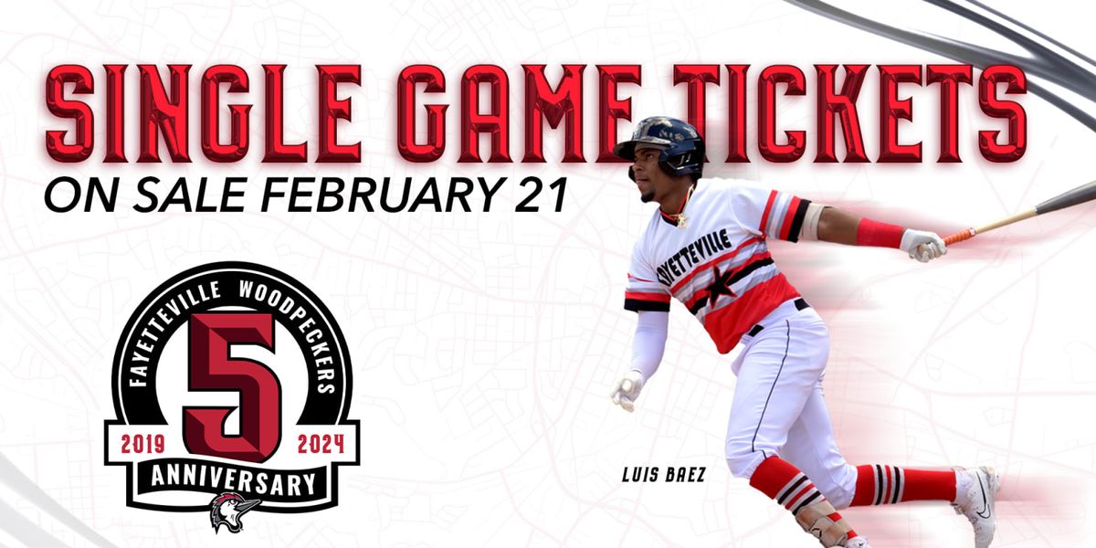 Fayetteville Woodpeckers vs. Charleston RiverDogs