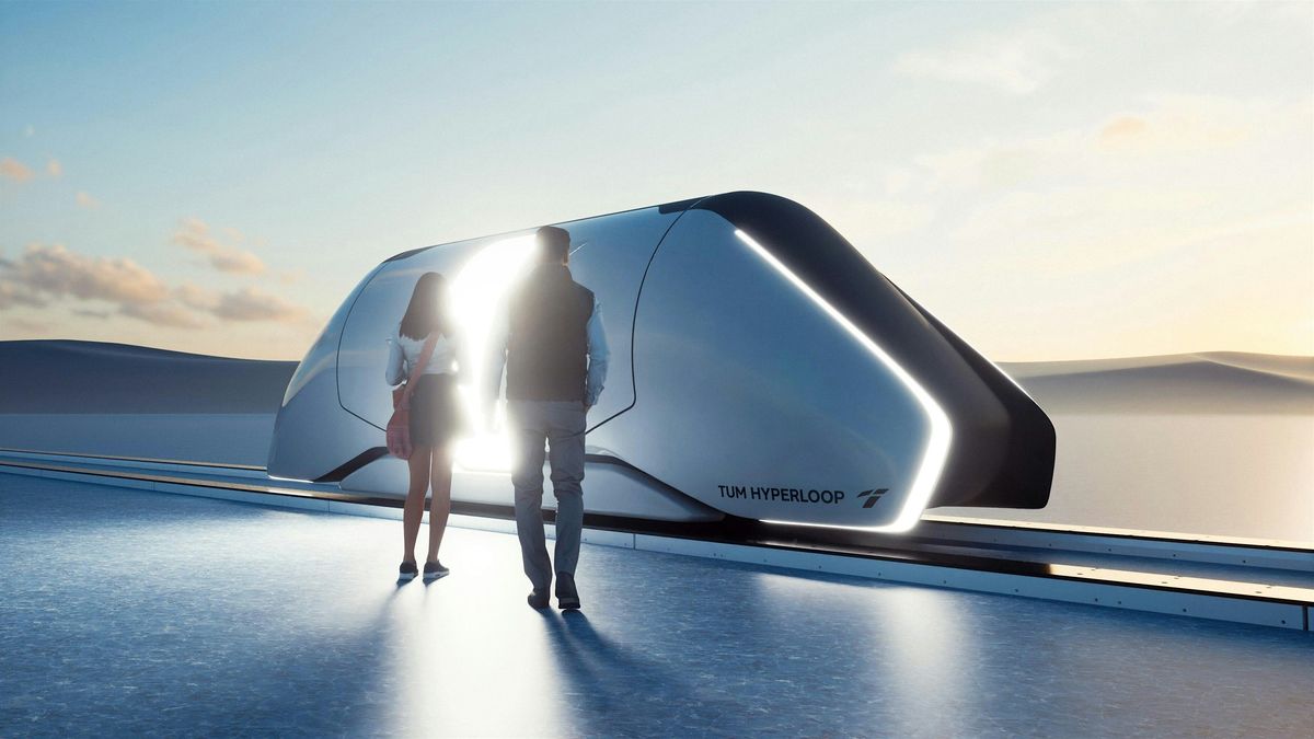 Hyper Loop. Image TUM Hyperloop Summit at TUM Department of Aerospace and Geodesy ...