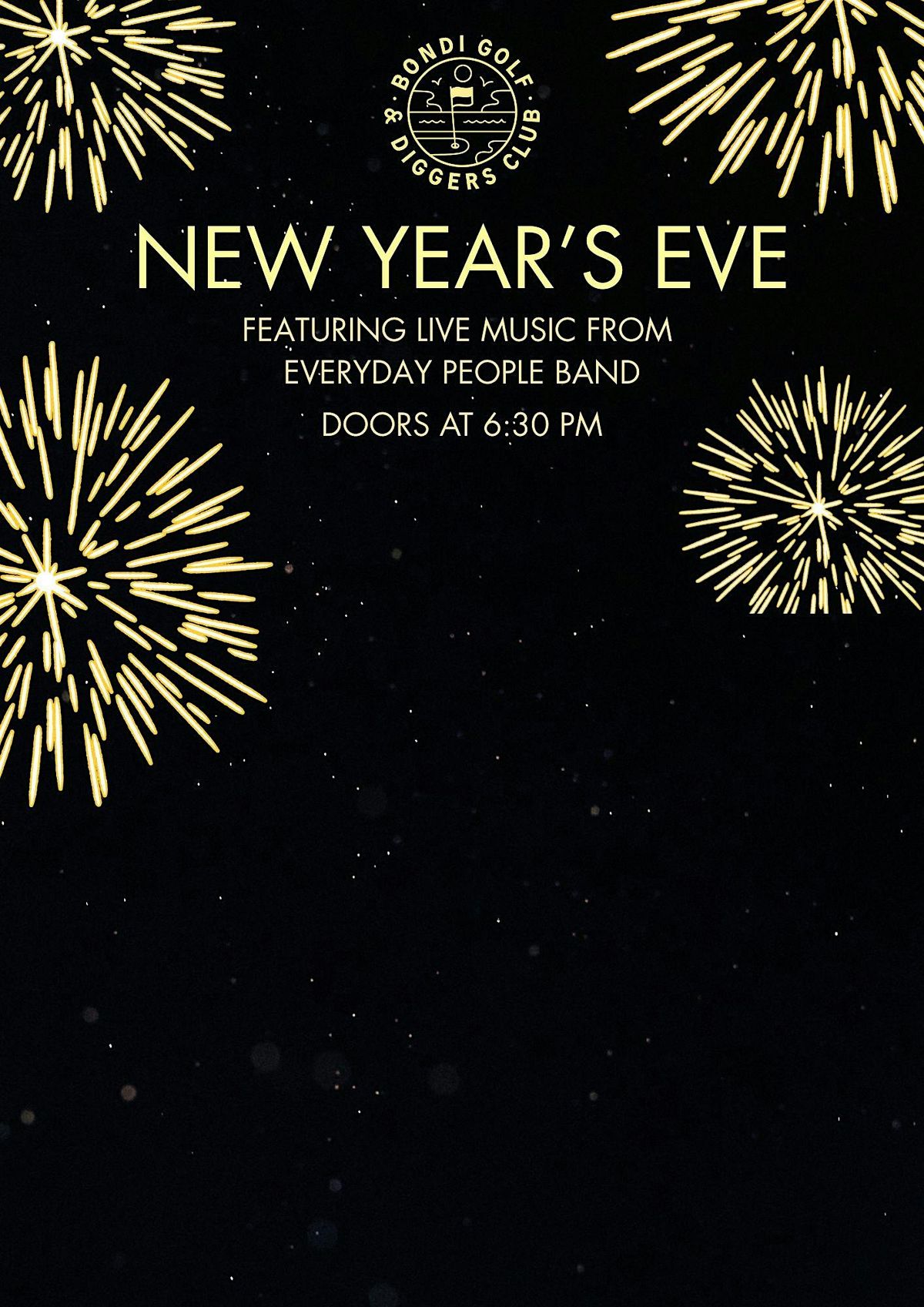 Bondi Golf & Diggers New Year's Eve