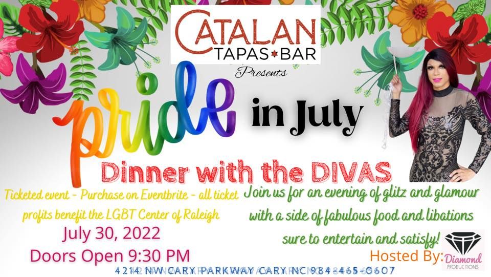 Pride in July Dinner With the Divas Catalan Tapas Bar, Cary, NC