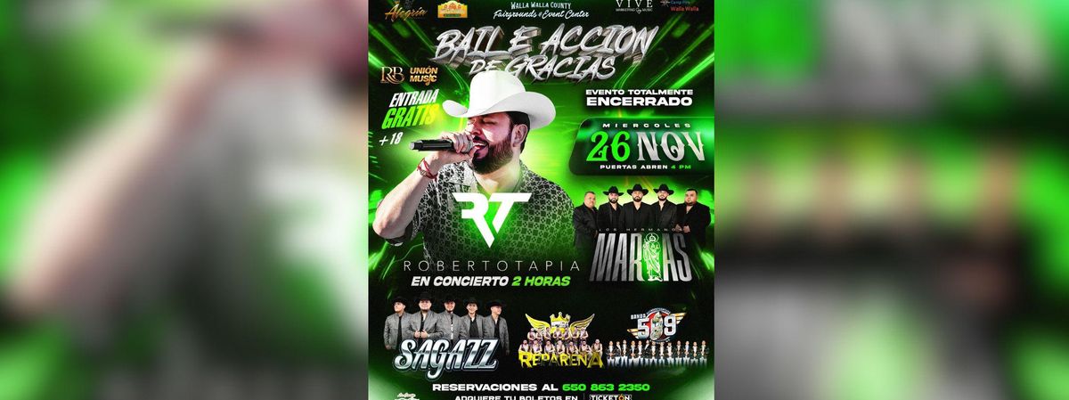 ROBERTO TAPIA, BANDA REPARENA Y MAS