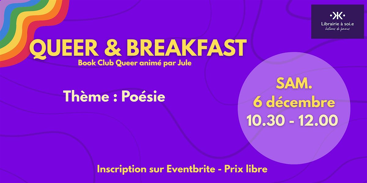 Queer & Breakfast : bookclub queer