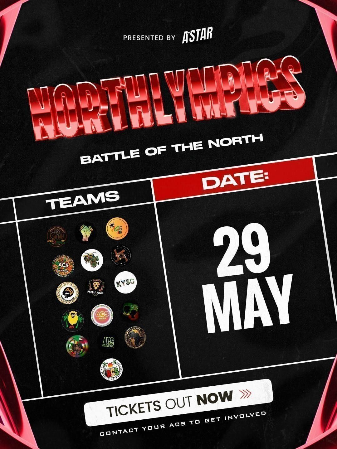 ASTAR : NORTHLYMPICS - PHASE 2 - FRIDAY 7PM - 