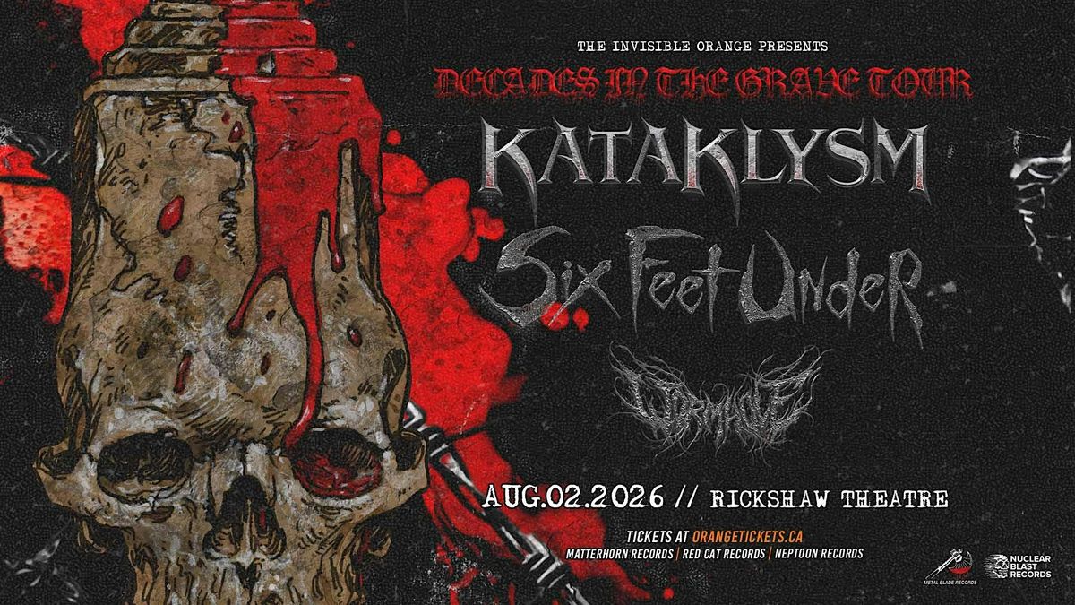 Kataklysm and Six Feet Under with Wormhole