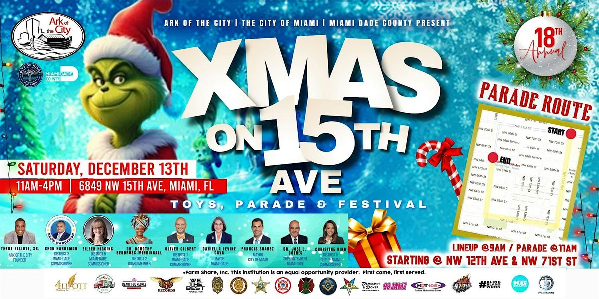The 18th Annual Christmas on 15th Ave - Inner City Parade & Festival
