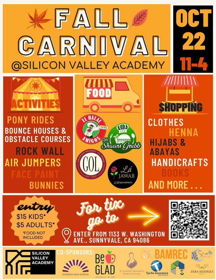 SVA Fall Carnival 1133 W Washington Ave, Sunnyvale, CA 940867019