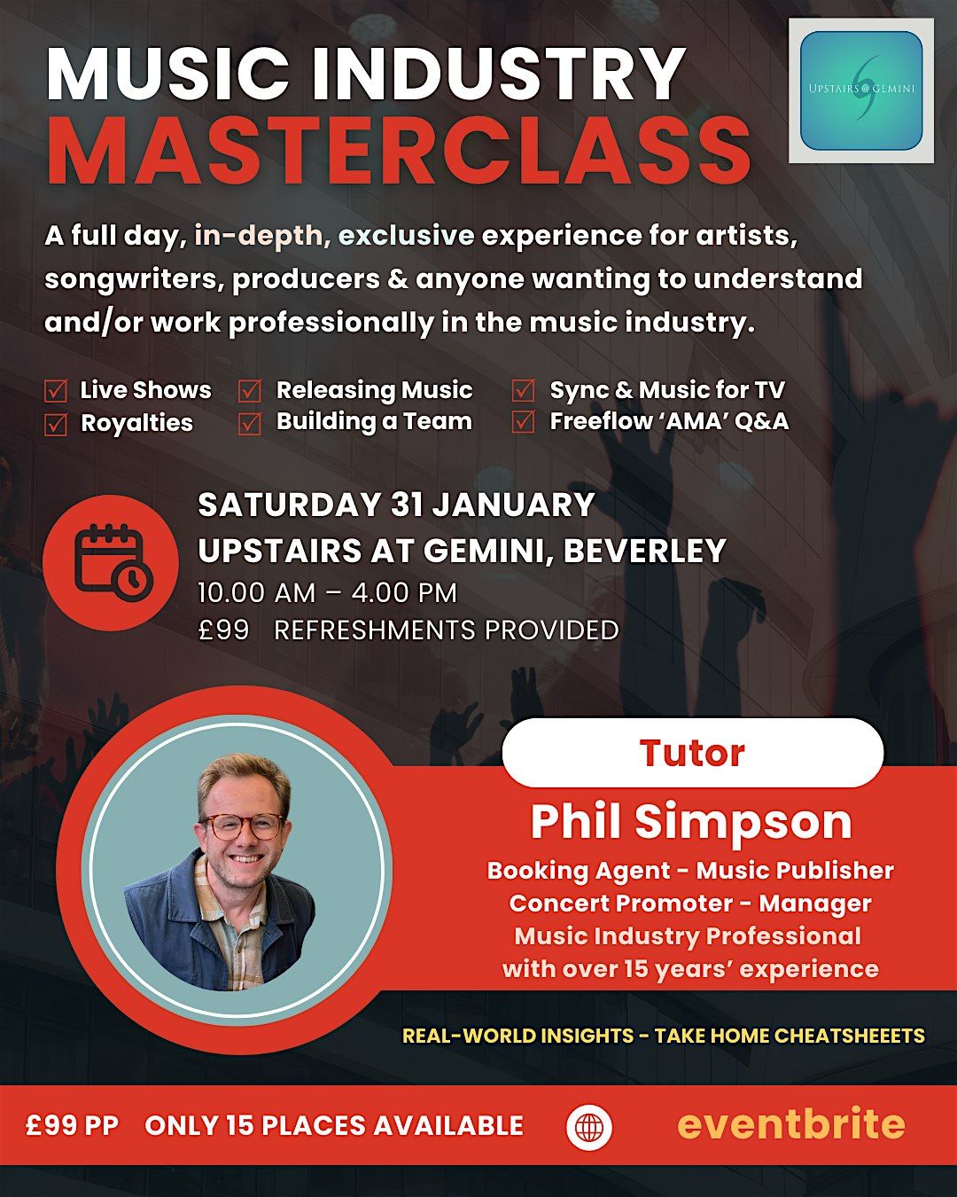 Music Industry Intensive Masterclass Day \/\/ Beverley