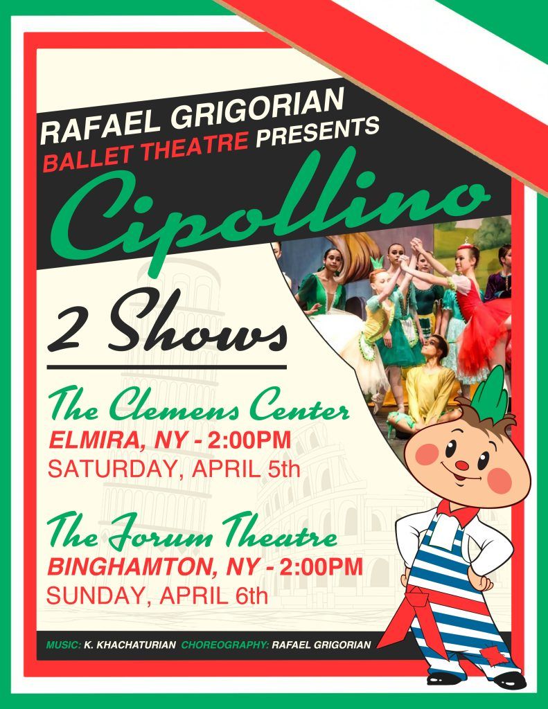 Rafael Grigorian Ballet Theatre at Broome County Forum