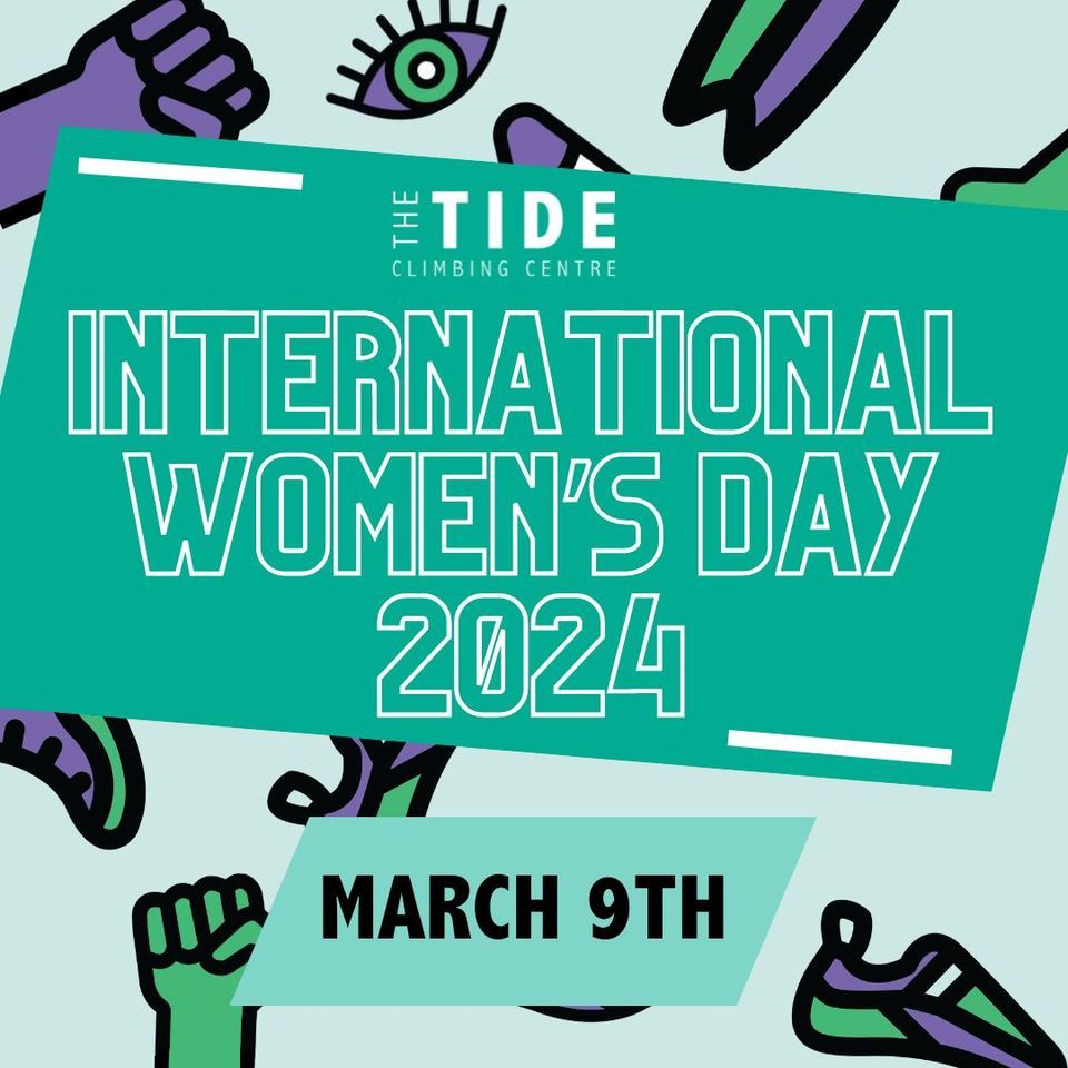 International Womens Day 2024 The Tide Climbing Centre, PL27 7SE