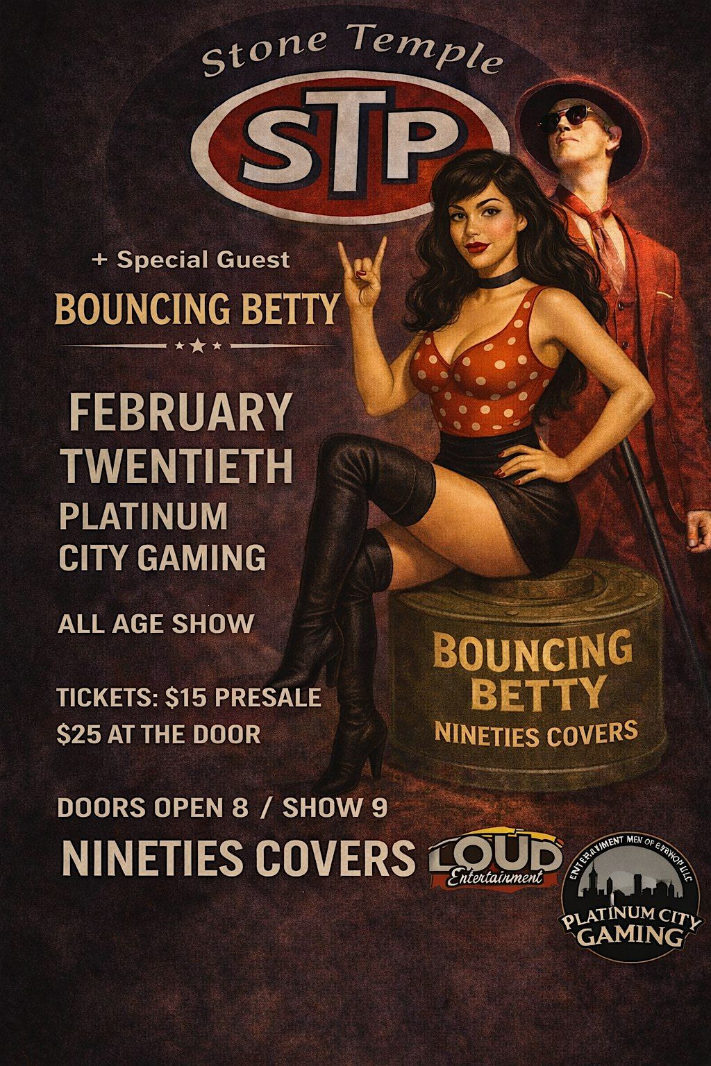 ROCKING THROUGH 90S Grundge at Platinum City Gaming -Bar-Gaming Lounge ...