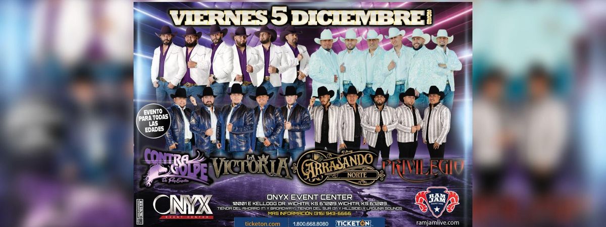 CONTRA GOLPE, LA VICTORIA, ARRASANDO NORTE & PRIVILEGIO