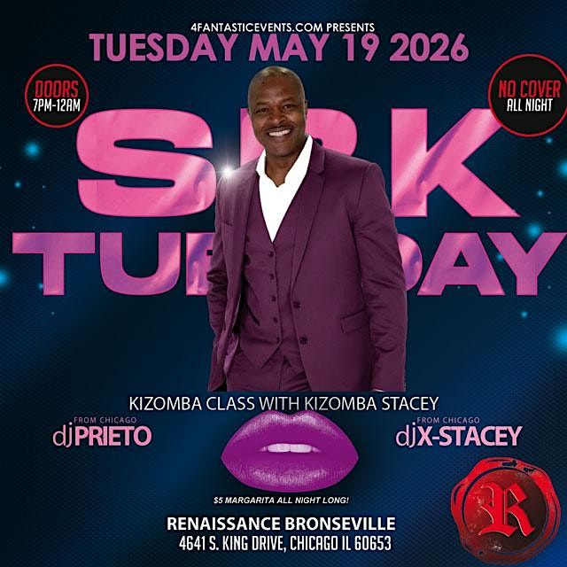SBK Salsa Tuesdays @ Renaissance Bronzeville ft Kizomba Class!