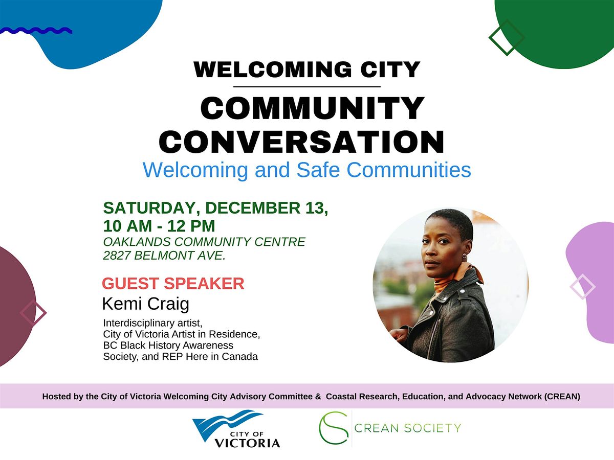 Welcoming City Community Conversation: Welcoming & Safe  Communities