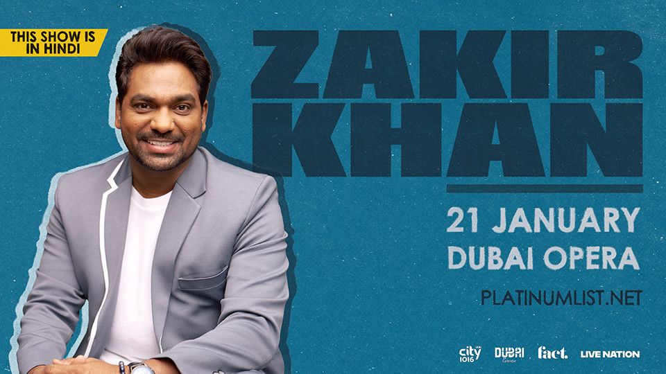 Zakir Khan at Dubai Opera