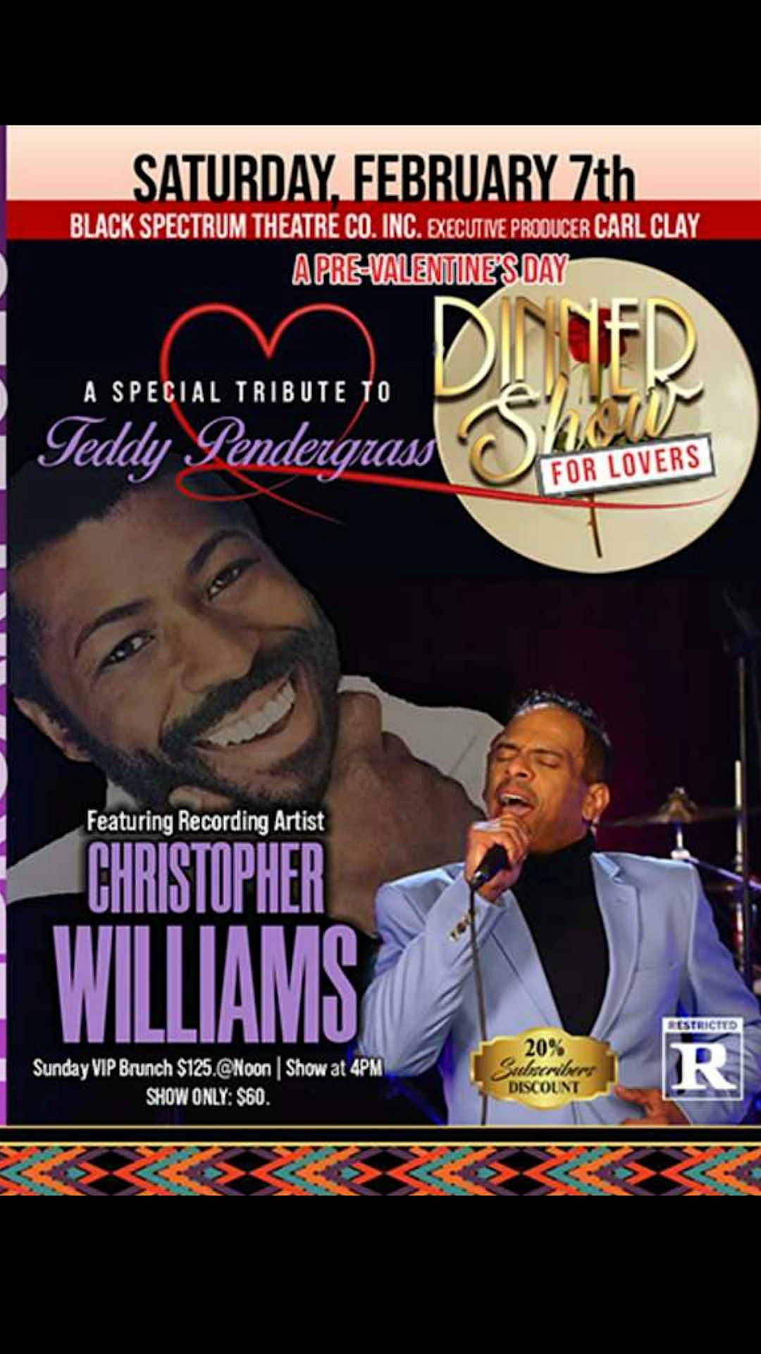 Black Spectrum Theatre Co. Inc. A Special Tribute To Teddy Pendergrass