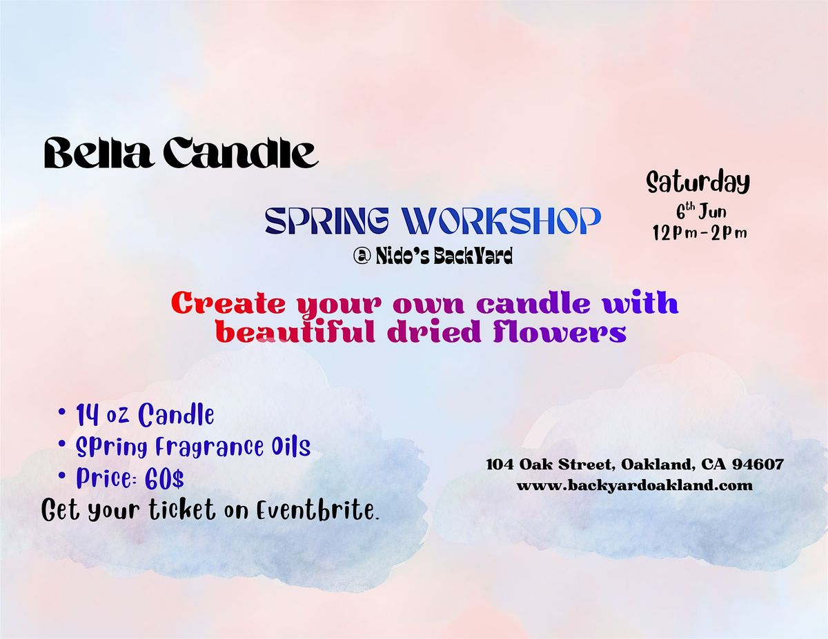 Spring Candle making class