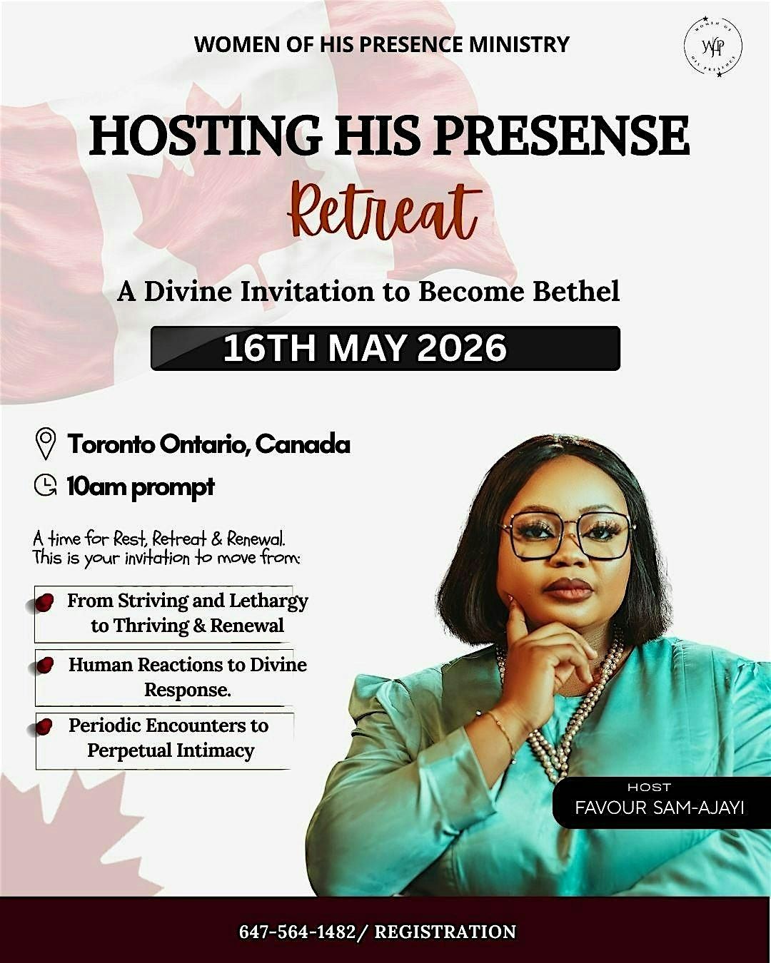 HOSTING HIS PRESENCE RETREAT Canada Edition 2026