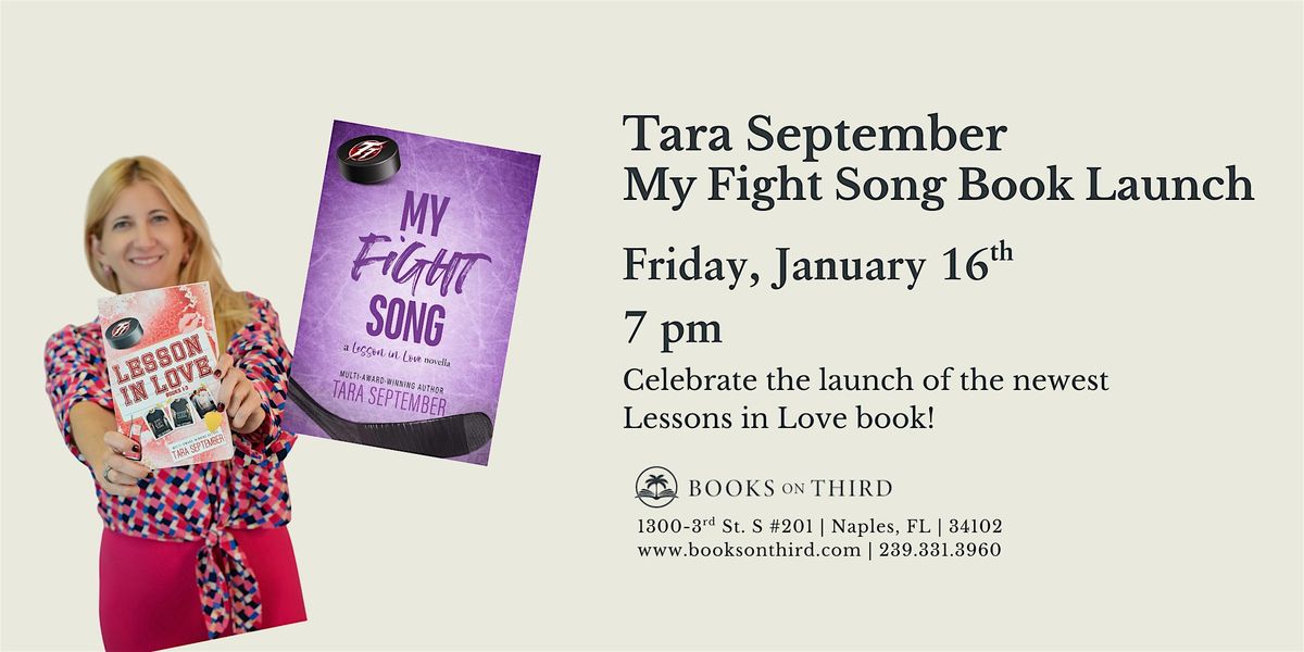 Tara September's My Fight Song Book Launch