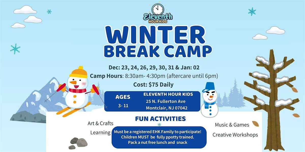EHK Winter Break Camp Registration