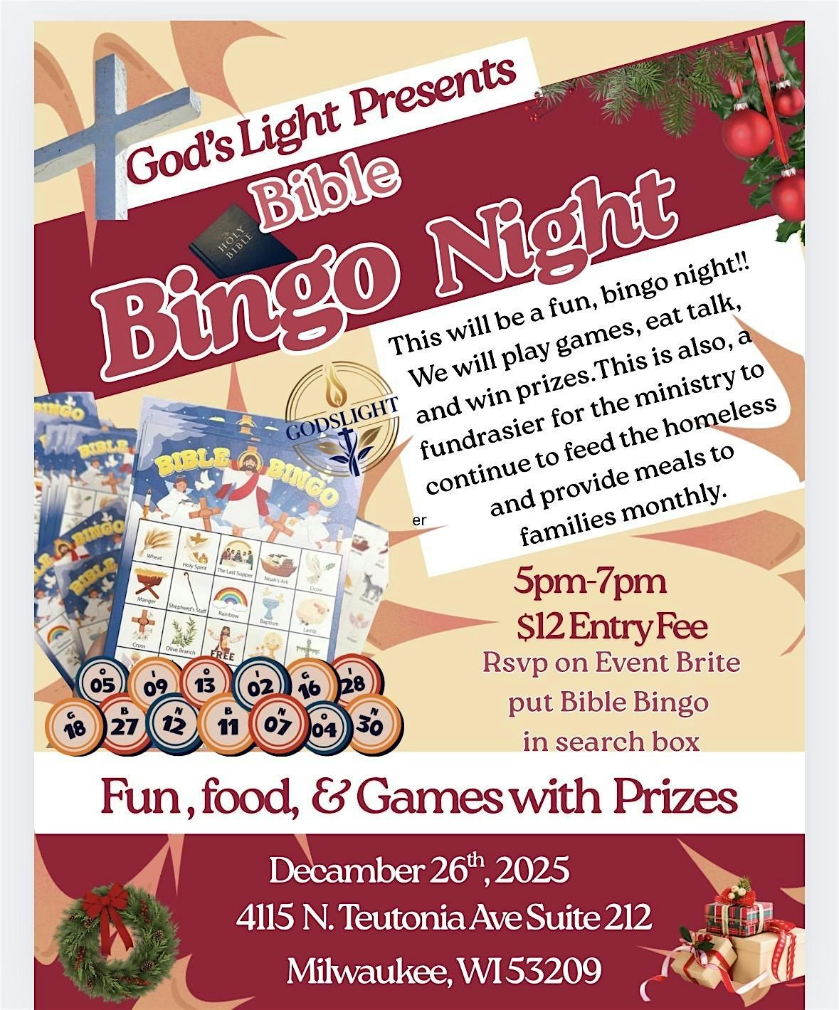 Bible Bingo Night
