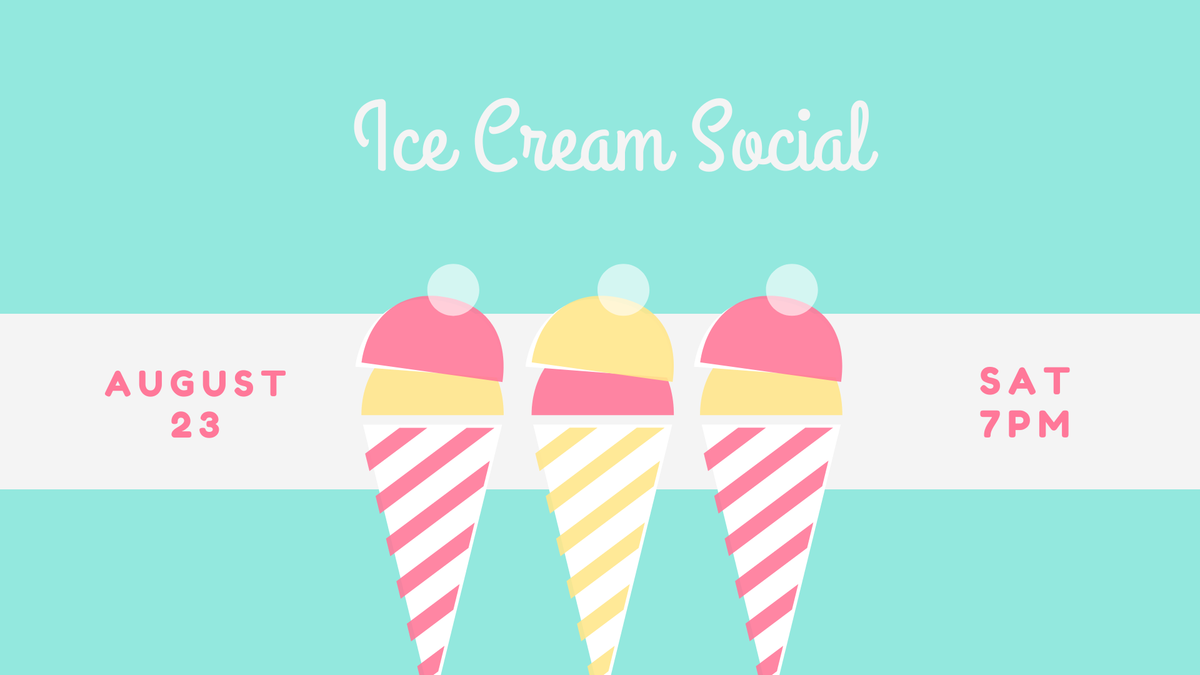 Ice cream Social