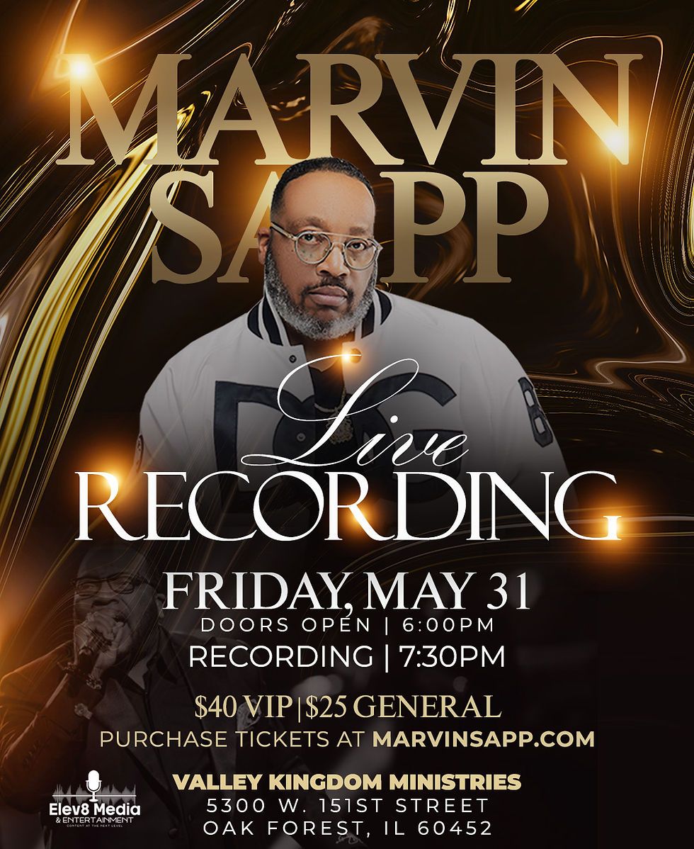 Marvin Sapp at Houston Arena Theatre