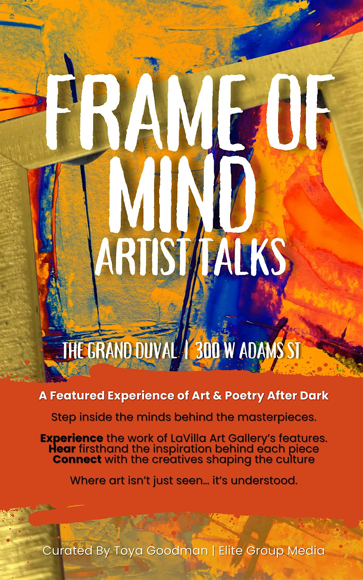 Frame of Mind: Artist Talks at the Grand Duval