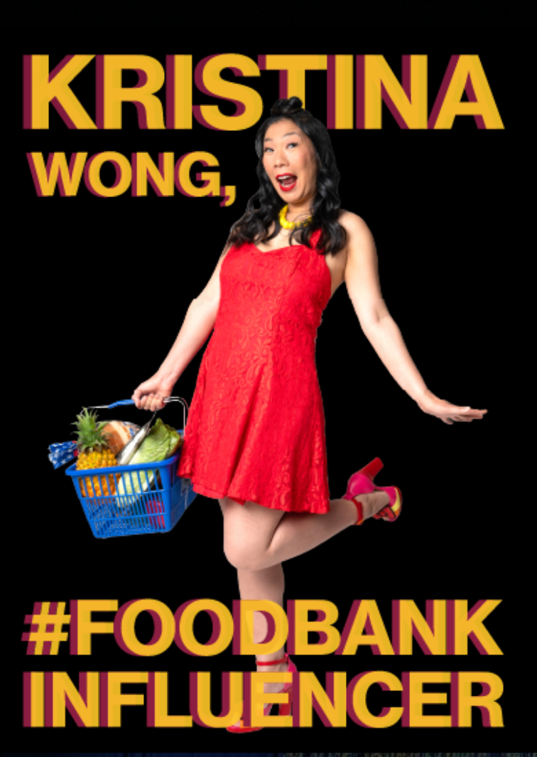 Kristina Wong #FoodBankInfluencer at Portland Center Stage