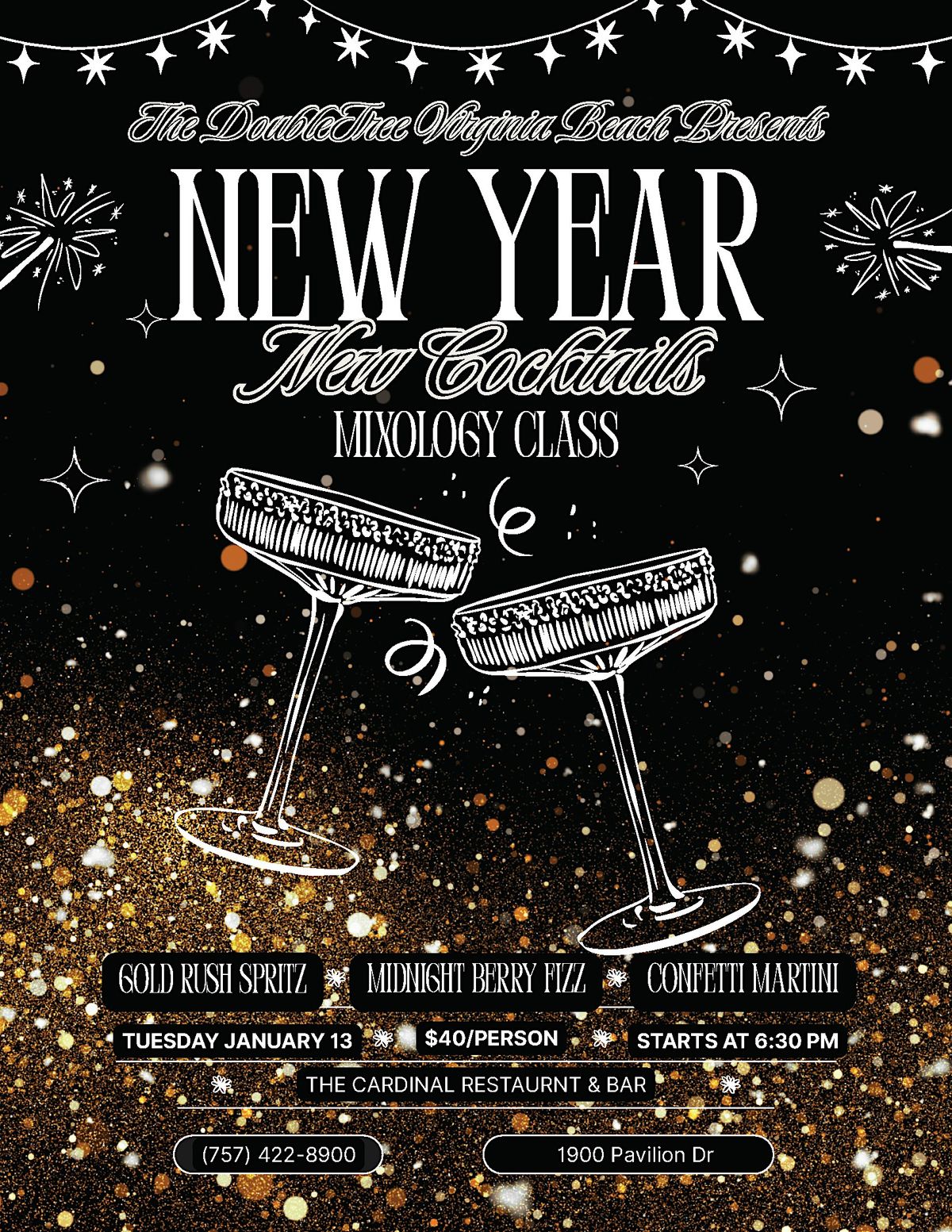 New Year, New Cocktails: Mixology Class