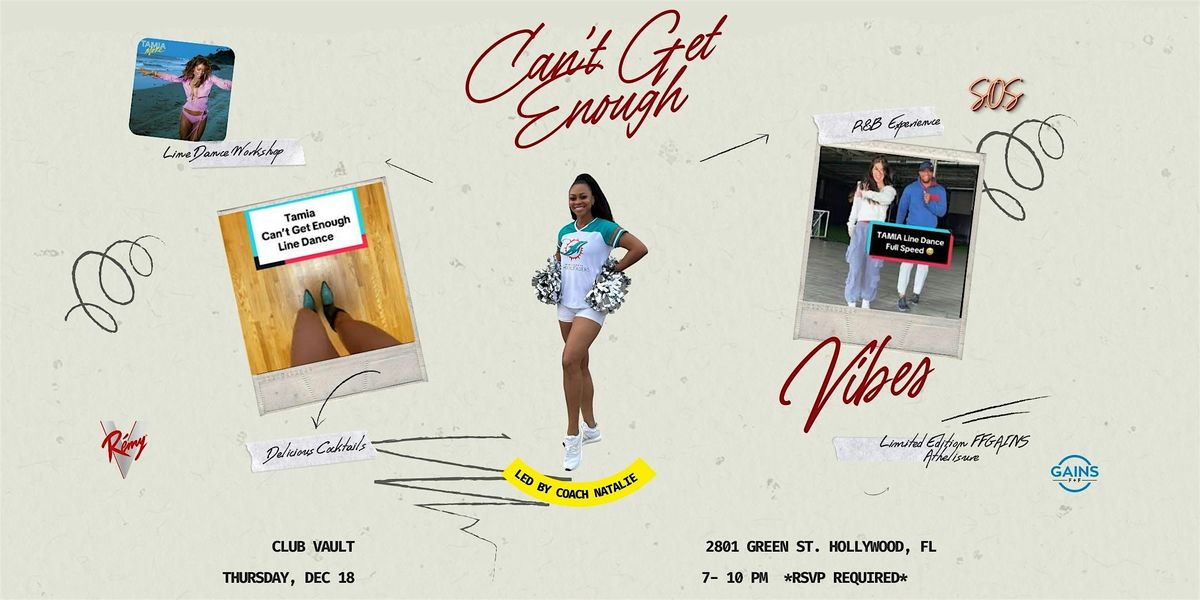 Tamia Line Dance Workshop, R&B experience, & FFGAINS Athleisure Preview!