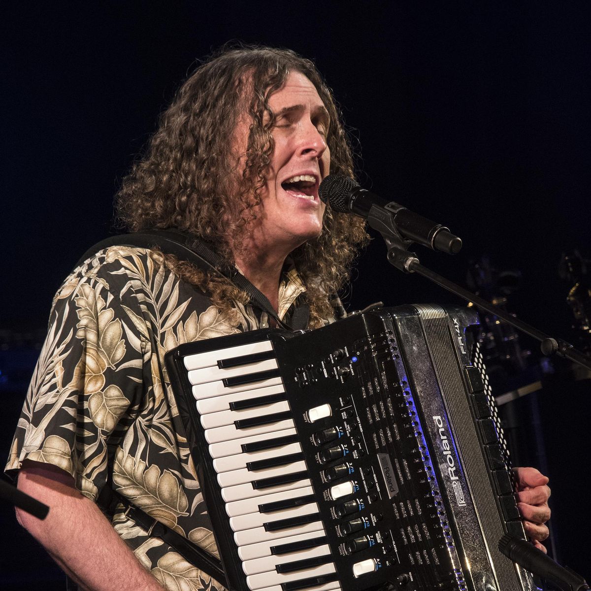 Weird Al Yankovic with Puddles Piddy Party