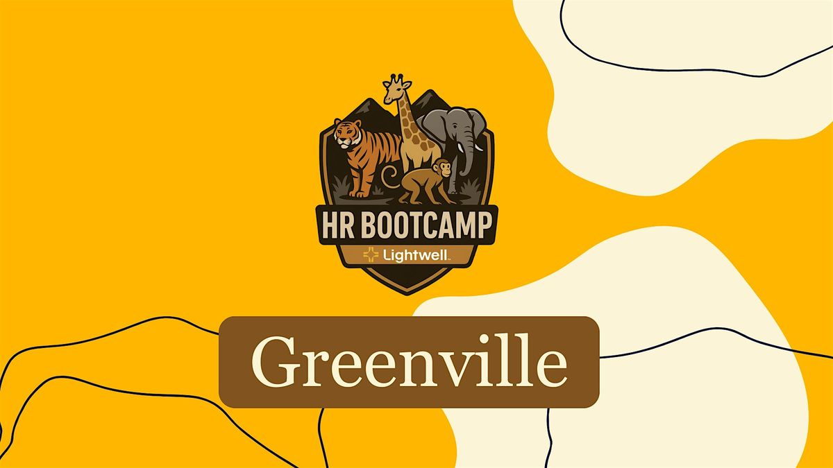 HR Bootcamp 2026 (Greenville)