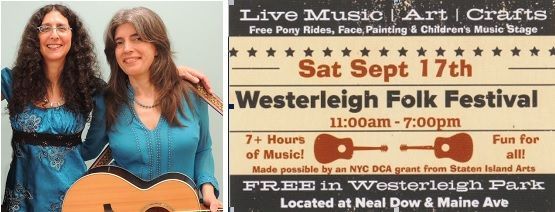 Mara Levine & Caroline Cutroneo at the Westerleigh Folk Music and Arts