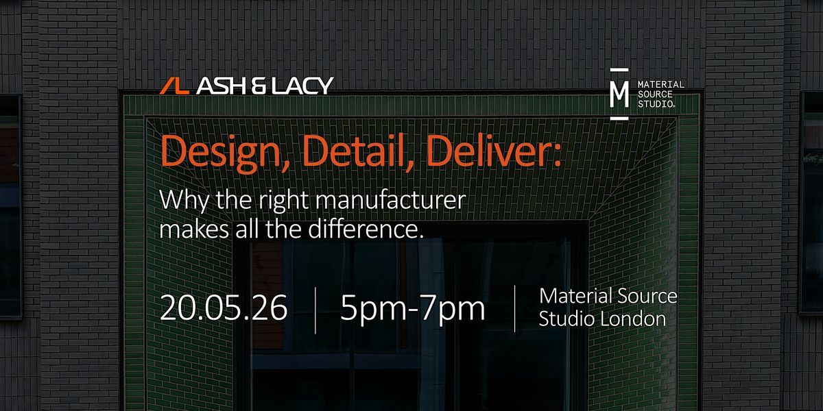 Design, Detail, Deliver:Why the right manufacturer makes all the difference