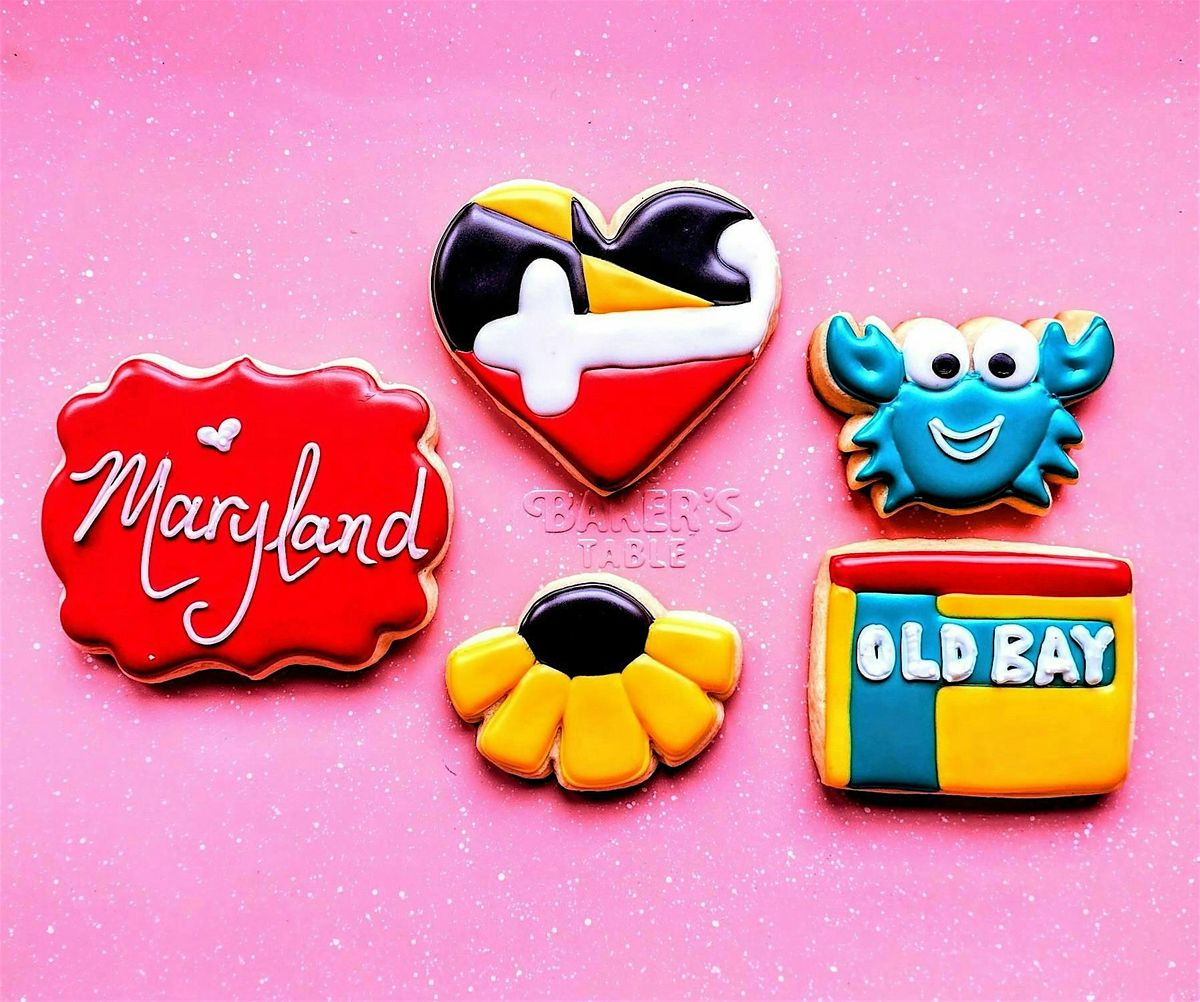 Maryland Themed Cookie Decorating Class & Milkshakes!