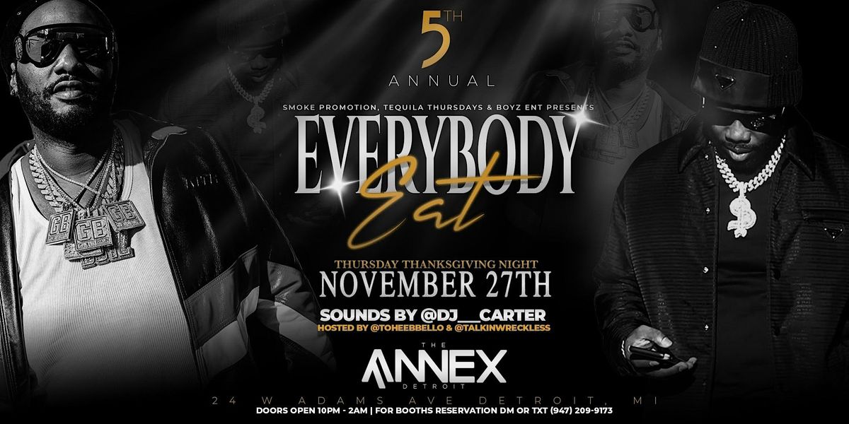 Everybody Eat at The Annex on Thursday, November 27th!