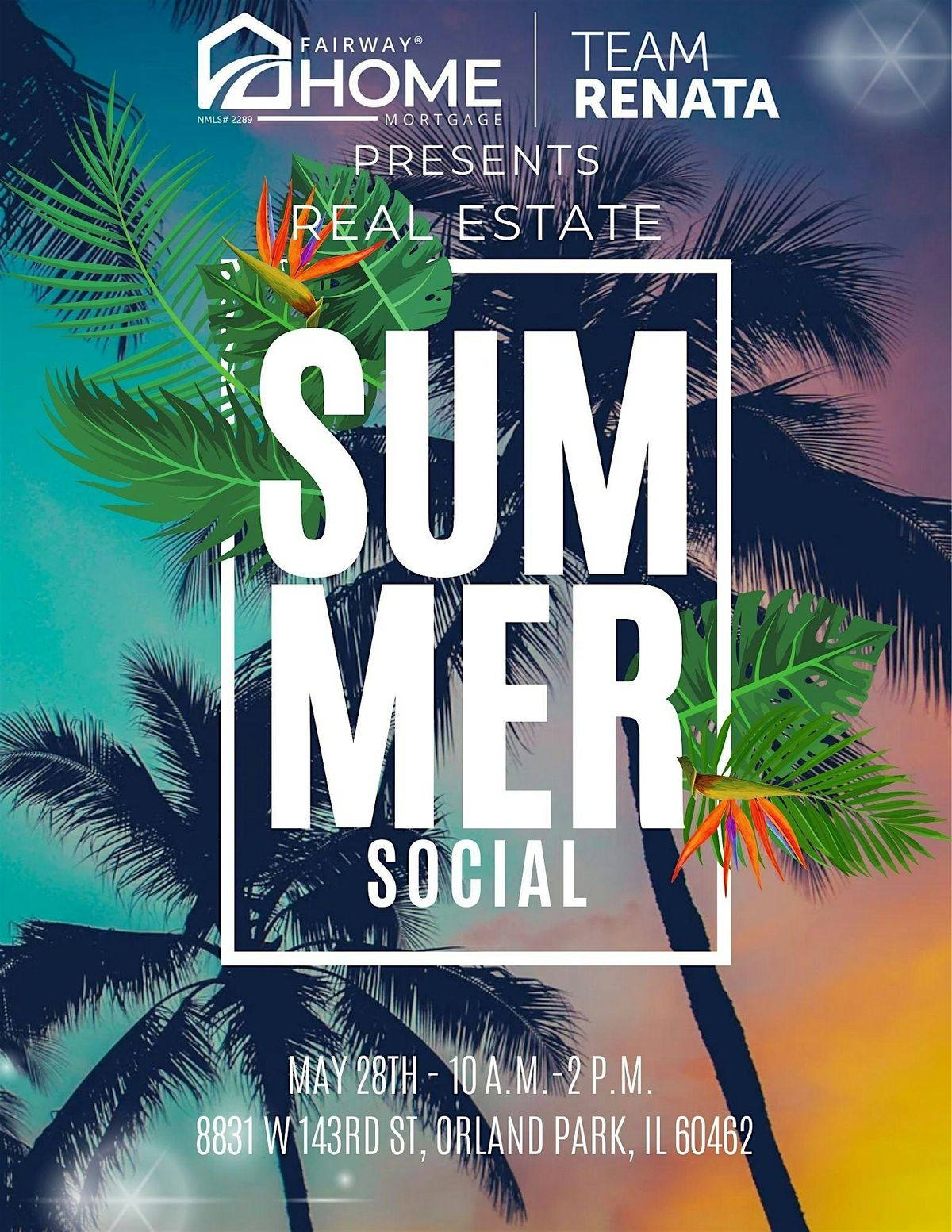 Real Estate Summer Social Powered By Team Renata at Fairway Home Mortgage
