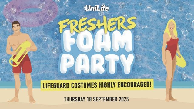 Surrey Freshers - Foam Party \ud83d\udca6