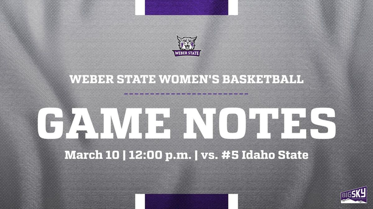 Idaho State Bengals at Weber State Wildcats Womens Basketball