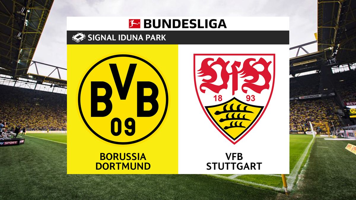VFB Stuttgart vs Borussia Dortmund at MHP Arena