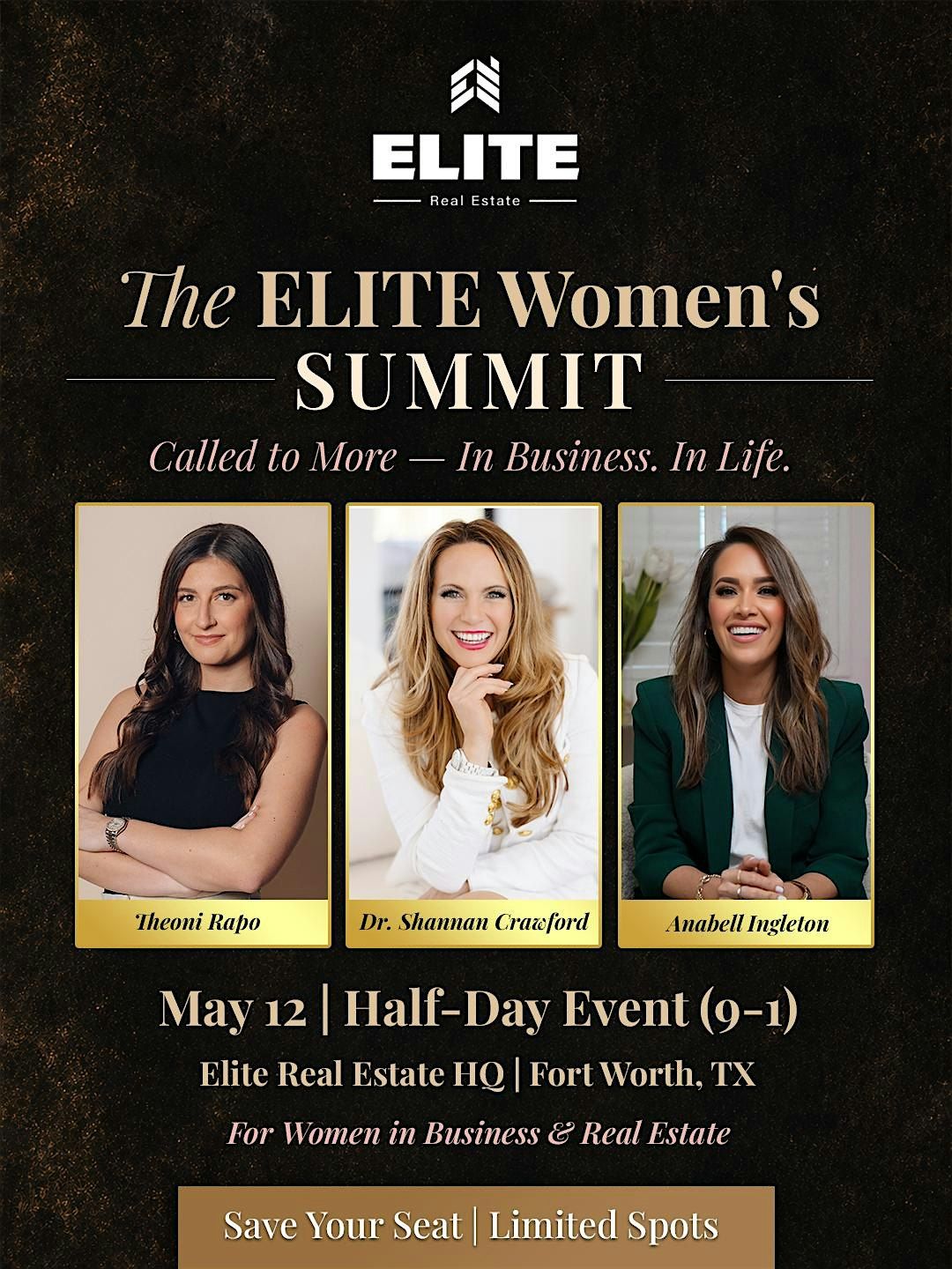 The ELITE Women\u2019s Summit: Called to More \u2014 In Business. In Life.