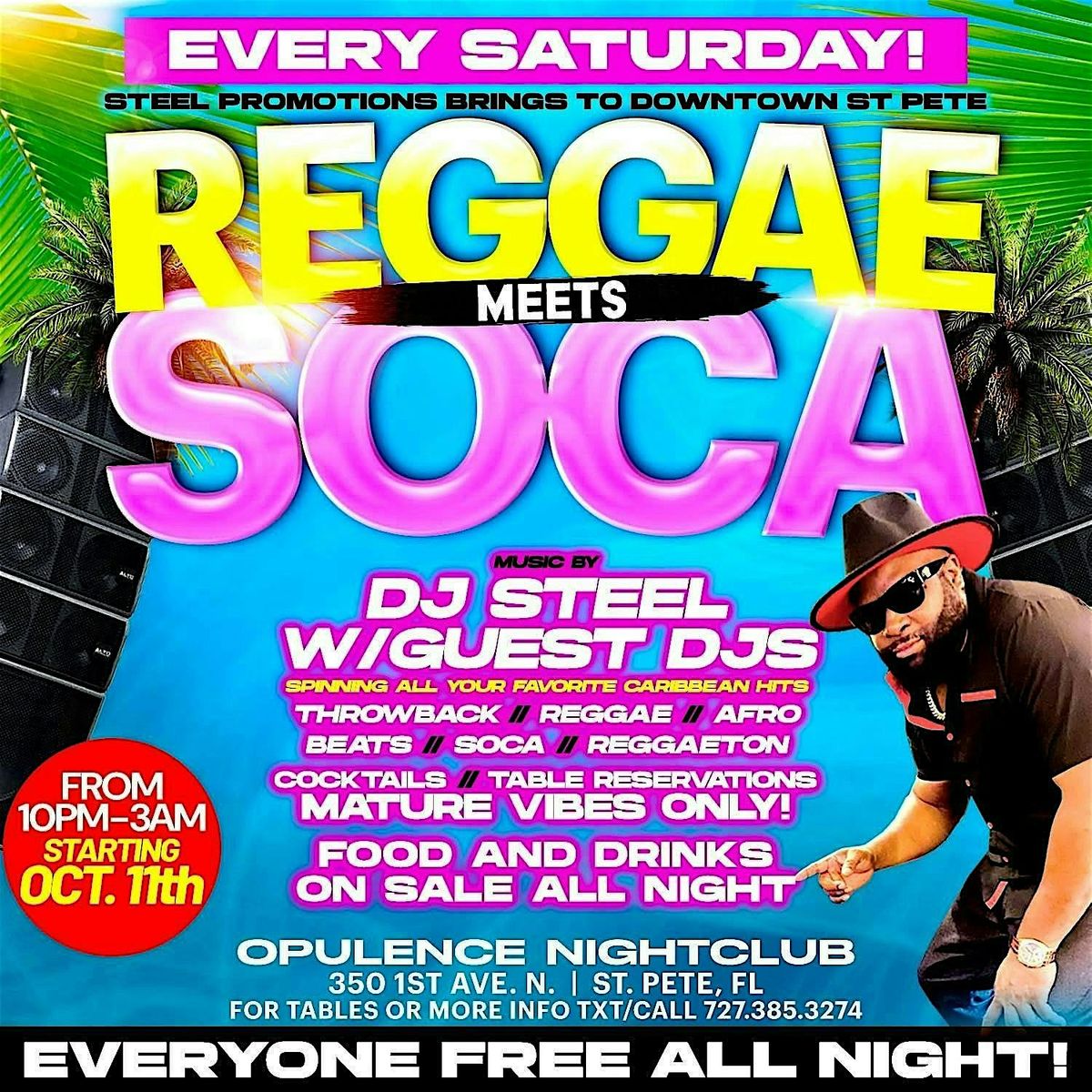 Saturday Night\u2019s Reggae Meets Soca Downtown St. Pete