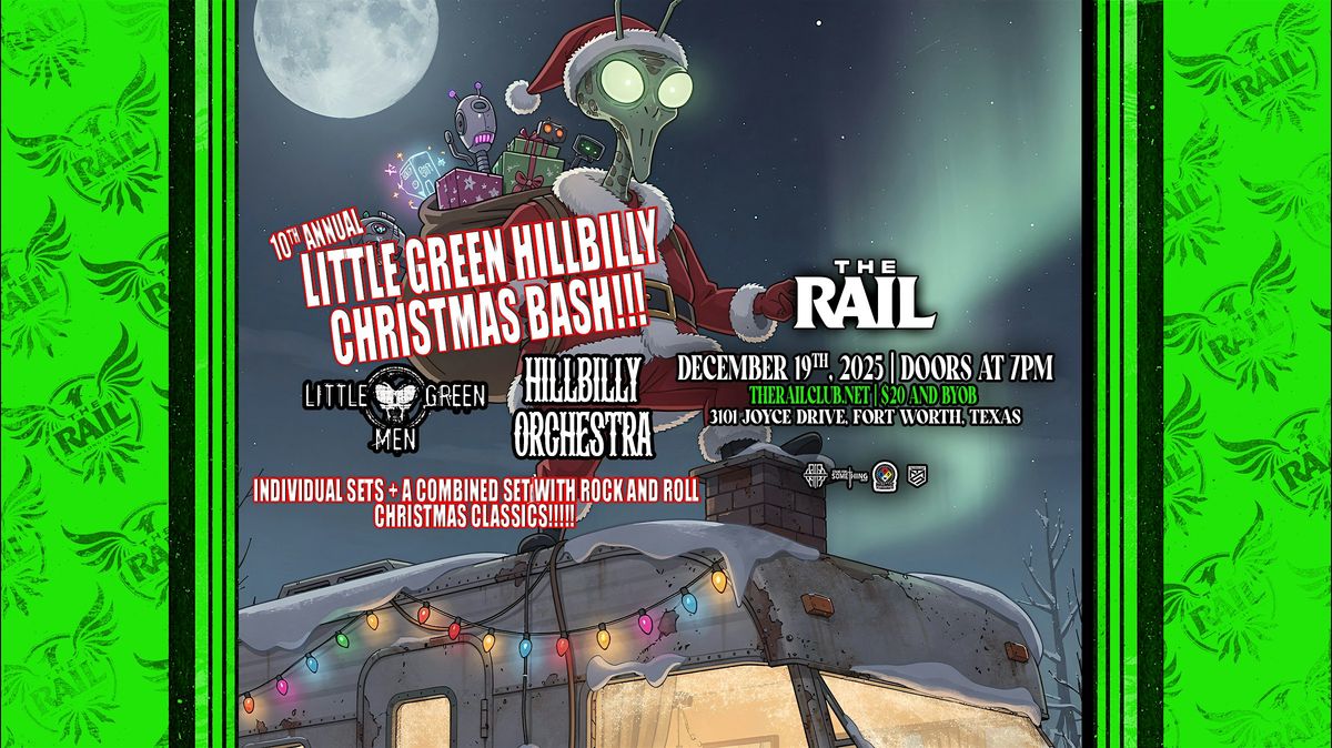 Little Green Hillbilly Christmas Bash at The Rail