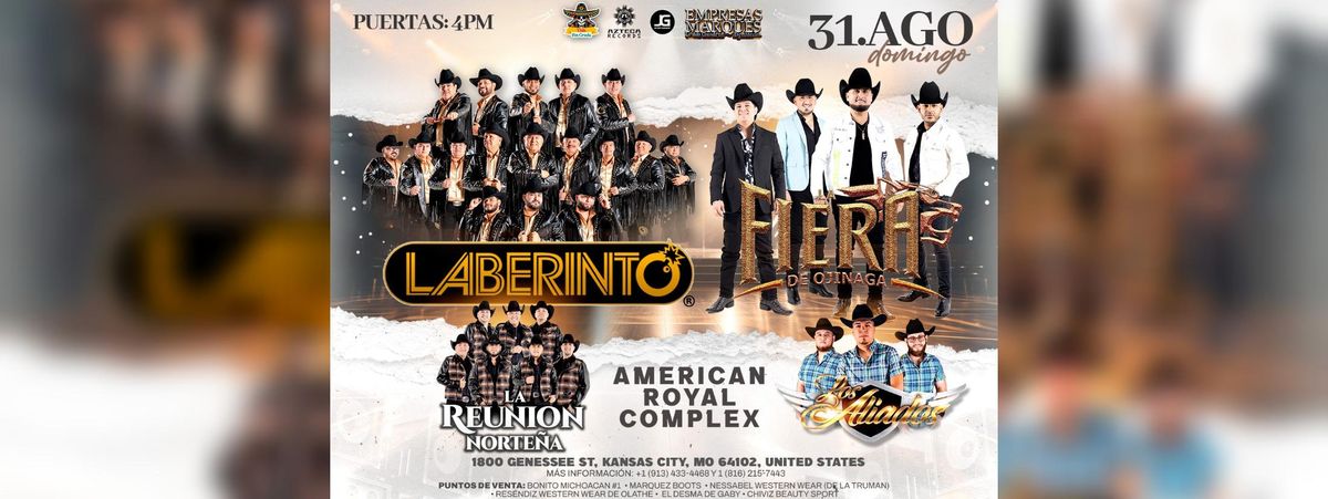 LABERINTO, LA FIERA DE OJINAGA Y MAS in Kansas City