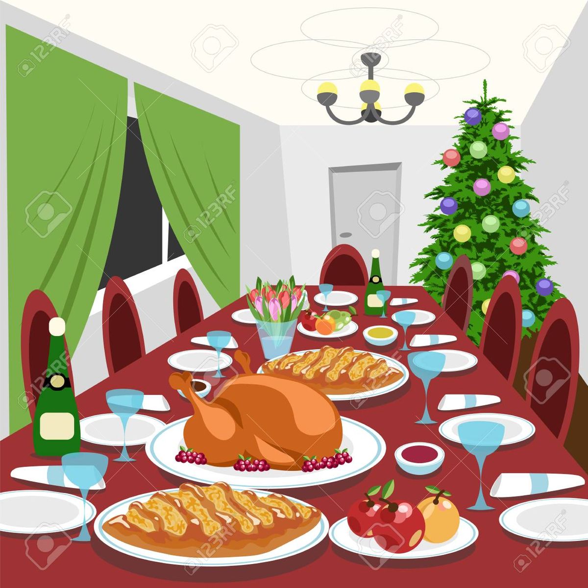 FHE: Christmas Dinner and Present Wrapping