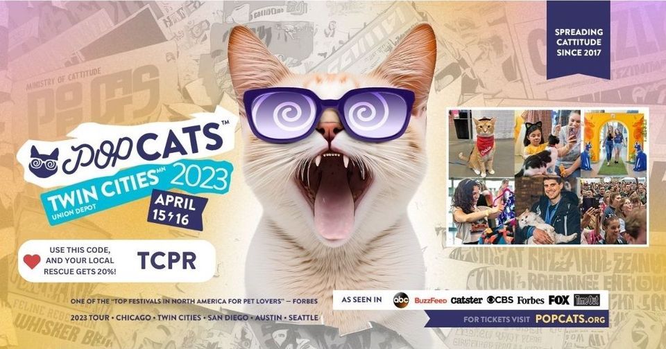 TCPR POP Cats Twin Cities! Union Depot, Saint Paul, MN April 16, 2023