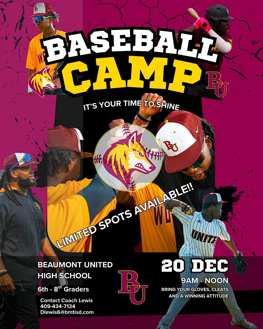 Beaumont United Fall Baseball Camp
