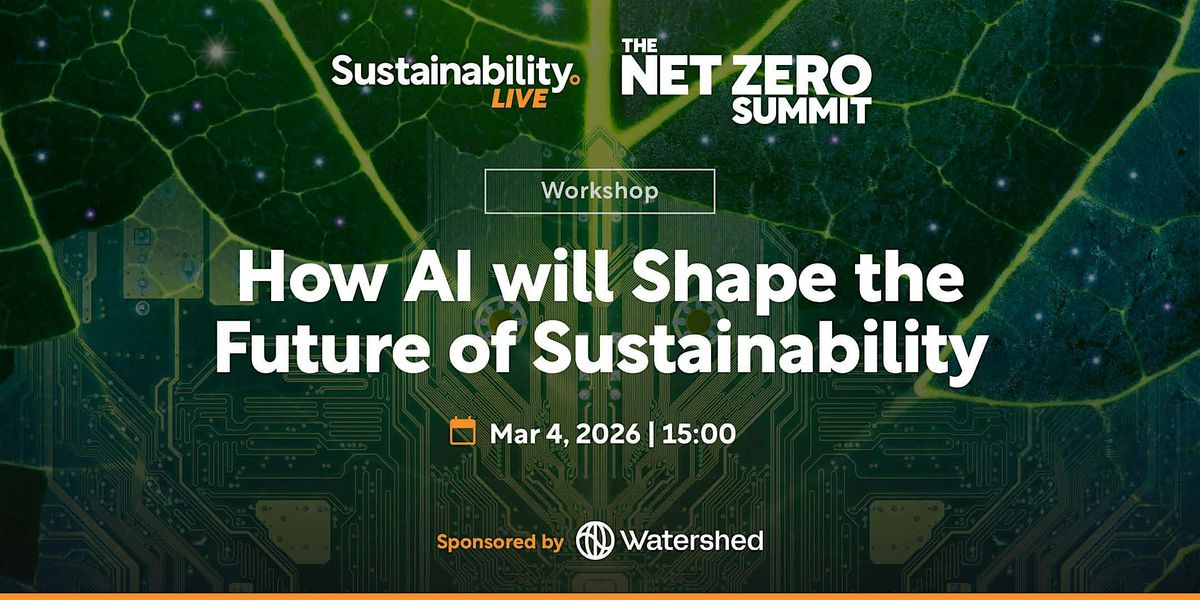 How AI will Shape the Future of Sustainability - workshop with Watershed